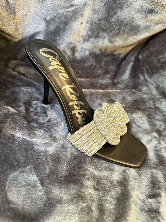 Size 8 Blinged Out Bow Sandal