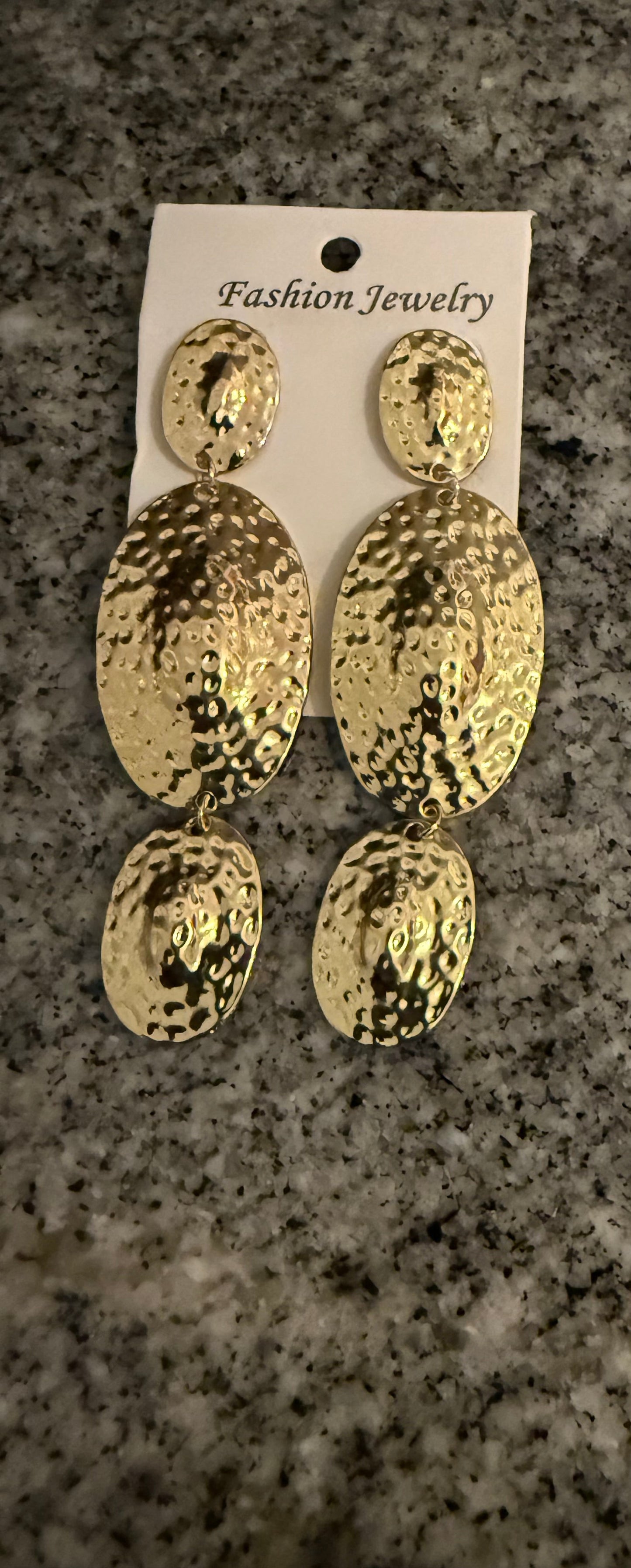 Textured earring
