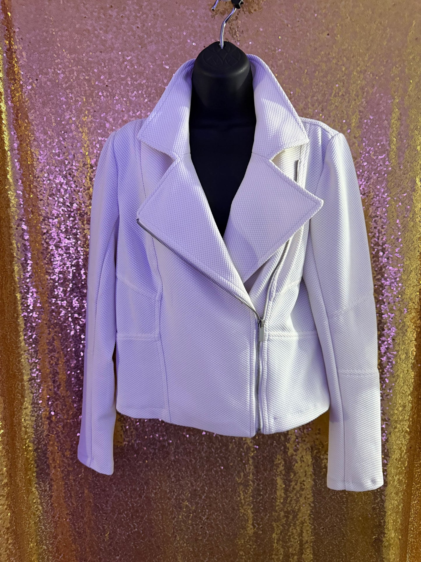 Cream Moto Jacket