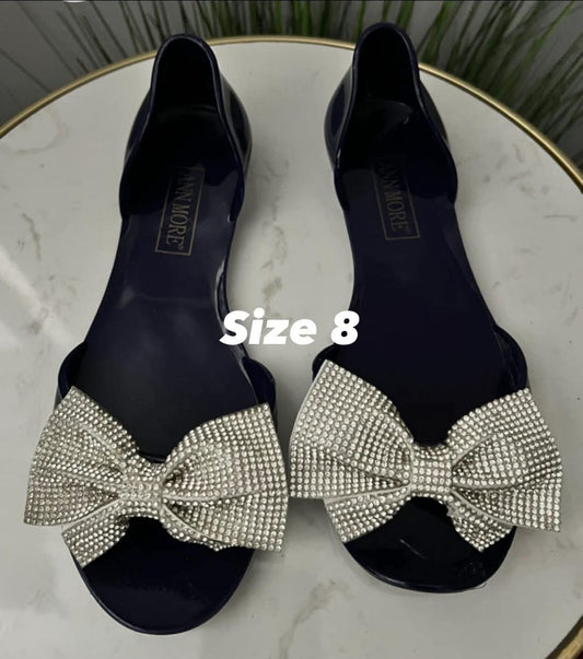 Size 8 BowDazzled Flat