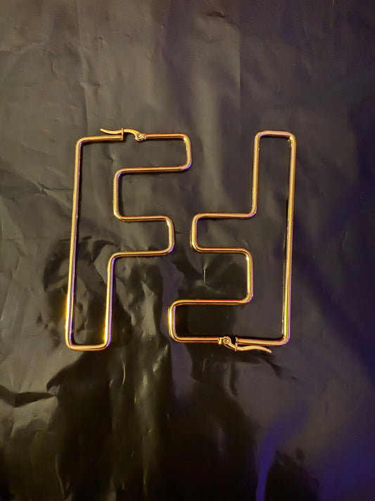 Initial Earrings