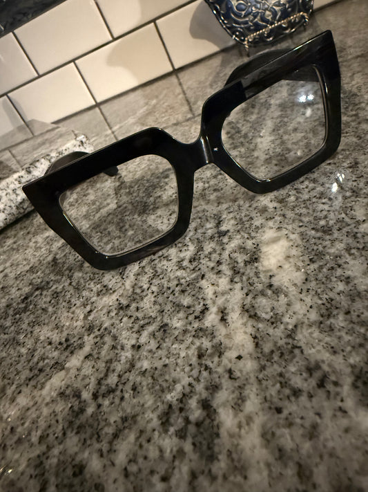 Oversized black frame