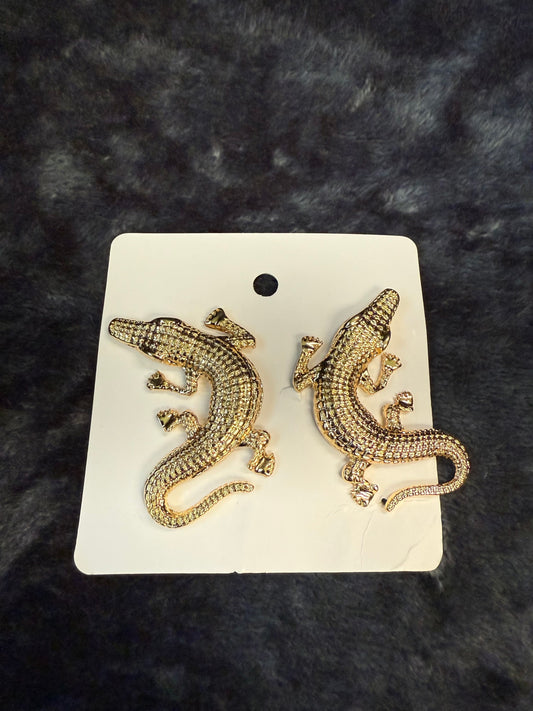 Alligator Earrings