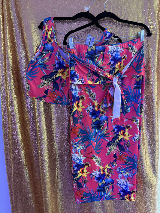 Floral Skirt Set