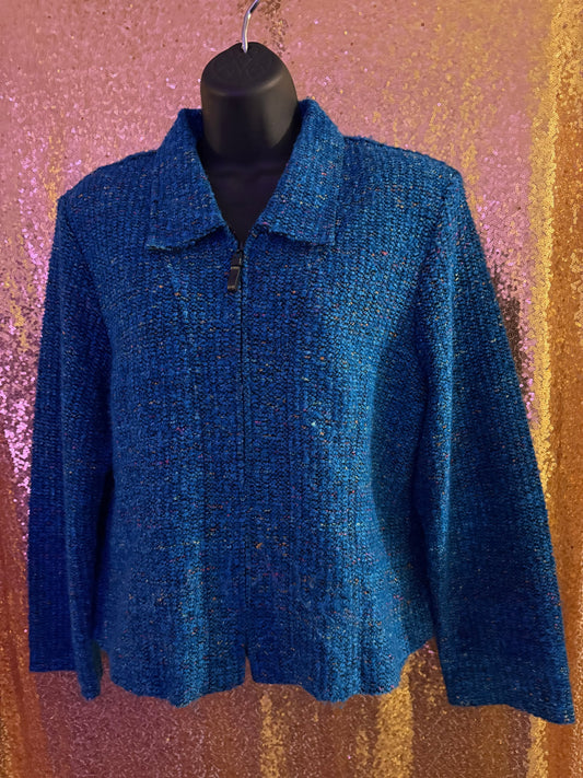 Blue Zip Jacket