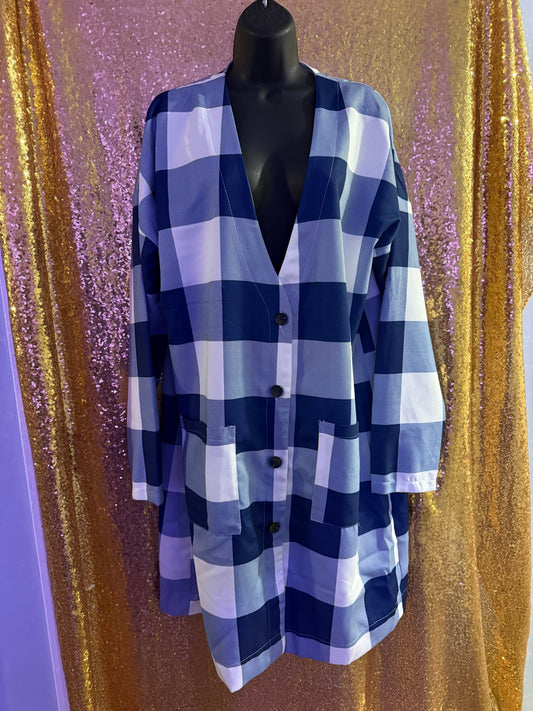 Blue Checkered Jacket